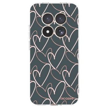 Picasee silikónový prehľadný obal pre Xiaomi Redmi Note 15 Pro 4G - Veľa lásky