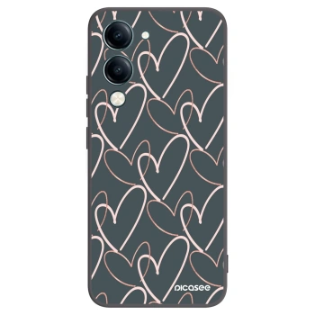 Picasee silikónový čierny obal pre Vivo Y29s 5G - Veľa lásky