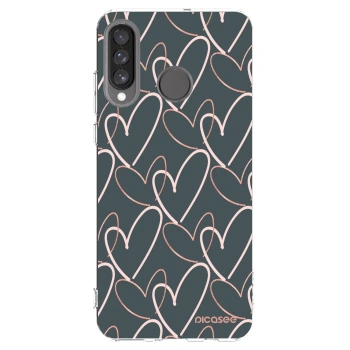 Picasee silikónový prehľadný obal pre Huawei P30 Lite - Veľa lásky