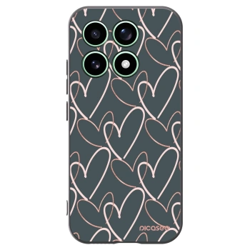 Picasee silikónový čierny obal pre Xiaomi 17 - Veľa lásky