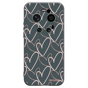 Picasee silikónový čierny obal pre Xiaomi 17 Ultra - Veľa lásky