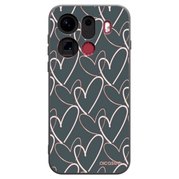 Picasee silikónový čierny obal pre OPPO Find X9 Pro - Veľa lásky