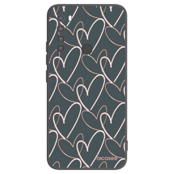 Picasee silikónový čierny obal pre Xiaomi Redmi Note 8 - Veľa lásky