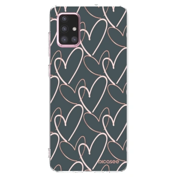 Picasee silikónový prehľadný obal pre Samsung Galaxy A71 A715F - Veľa lásky