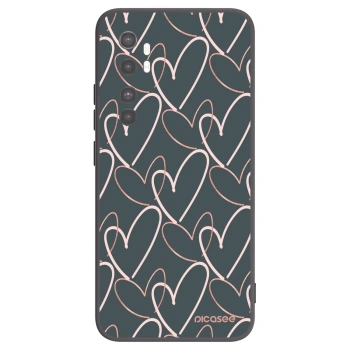 Picasee silikónový čierny obal pre Xiaomi Mi Note 10 Lite - Veľa lásky