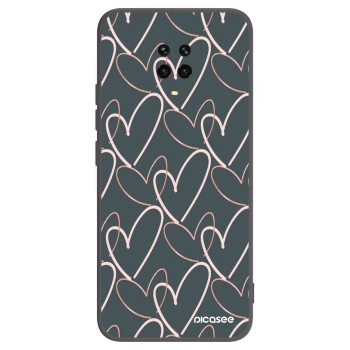 Picasee silikónový čierny obal pre Xiaomi Redmi Note 9S - Veľa lásky