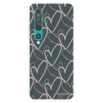 Picasee silikónový prehľadný obal pre Xiaomi Mi 10 - Veľa lásky