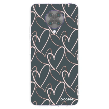 Picasee silikónový prehľadný obal pre Xiaomi Poco F2 Pro - Veľa lásky
