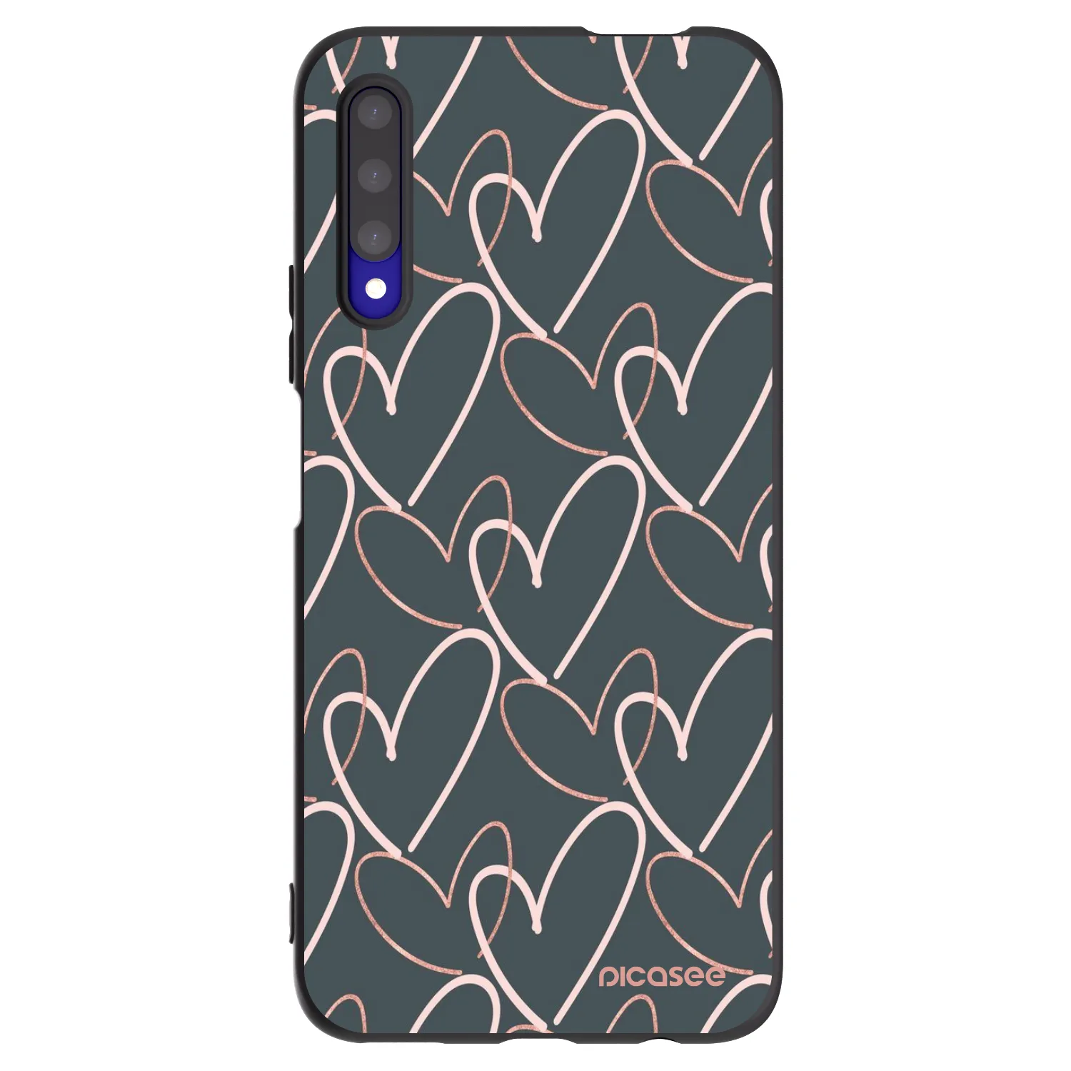 Picasee silikónový čierny obal pre Honor 9X Pro - Veľa lásky