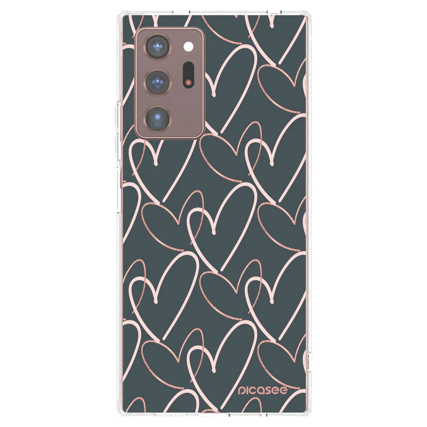 Picasee silikónový prehľadný obal pre Samsung Galaxy Note 20 Ultra - Veľa lásky