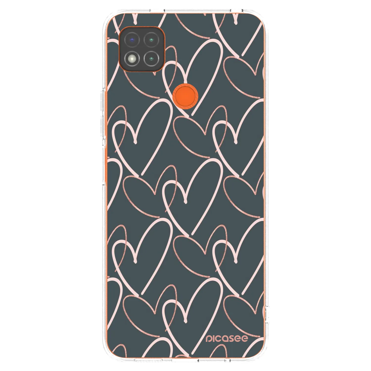 Picasee silikónový prehľadný obal pre Xiaomi Redmi 9C - Veľa lásky