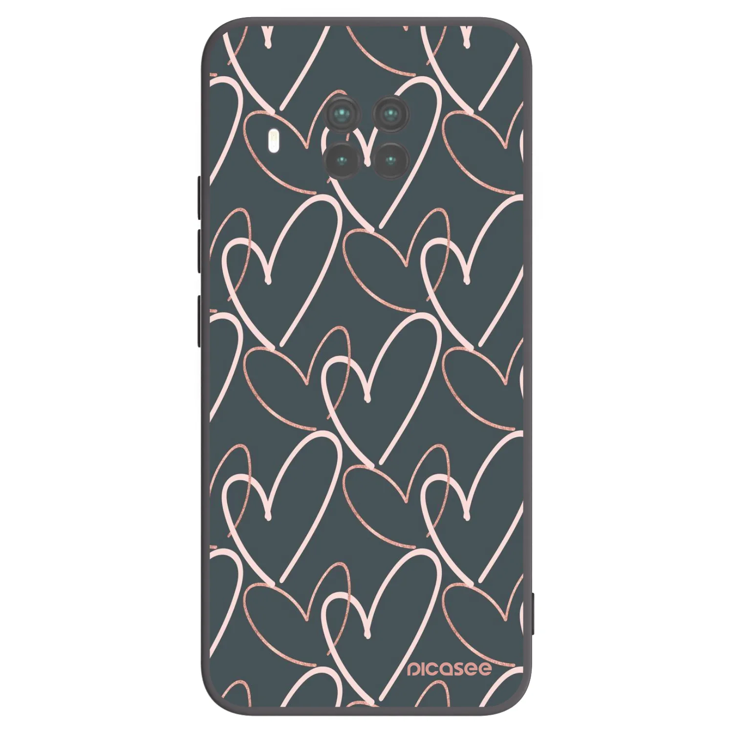 Picasee silikónový čierny obal pre Xiaomi Mi 10T Lite - Veľa lásky