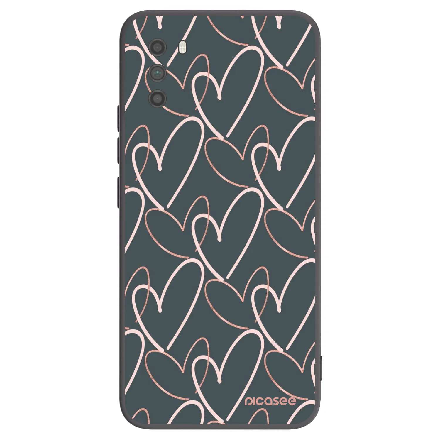 Picasee silikónový čierny obal pre Xiaomi Poco M3 - Veľa lásky