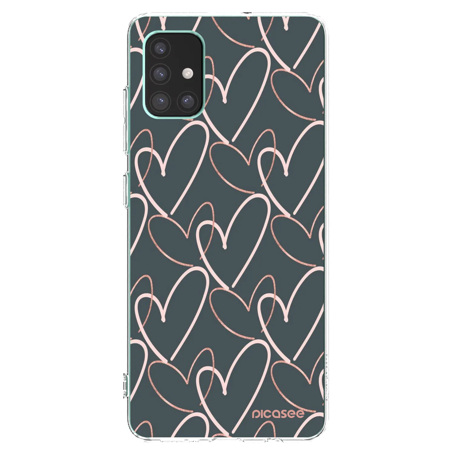 Picasee silikónový prehľadný obal pre Samsung Galaxy M51 M515F - Veľa lásky