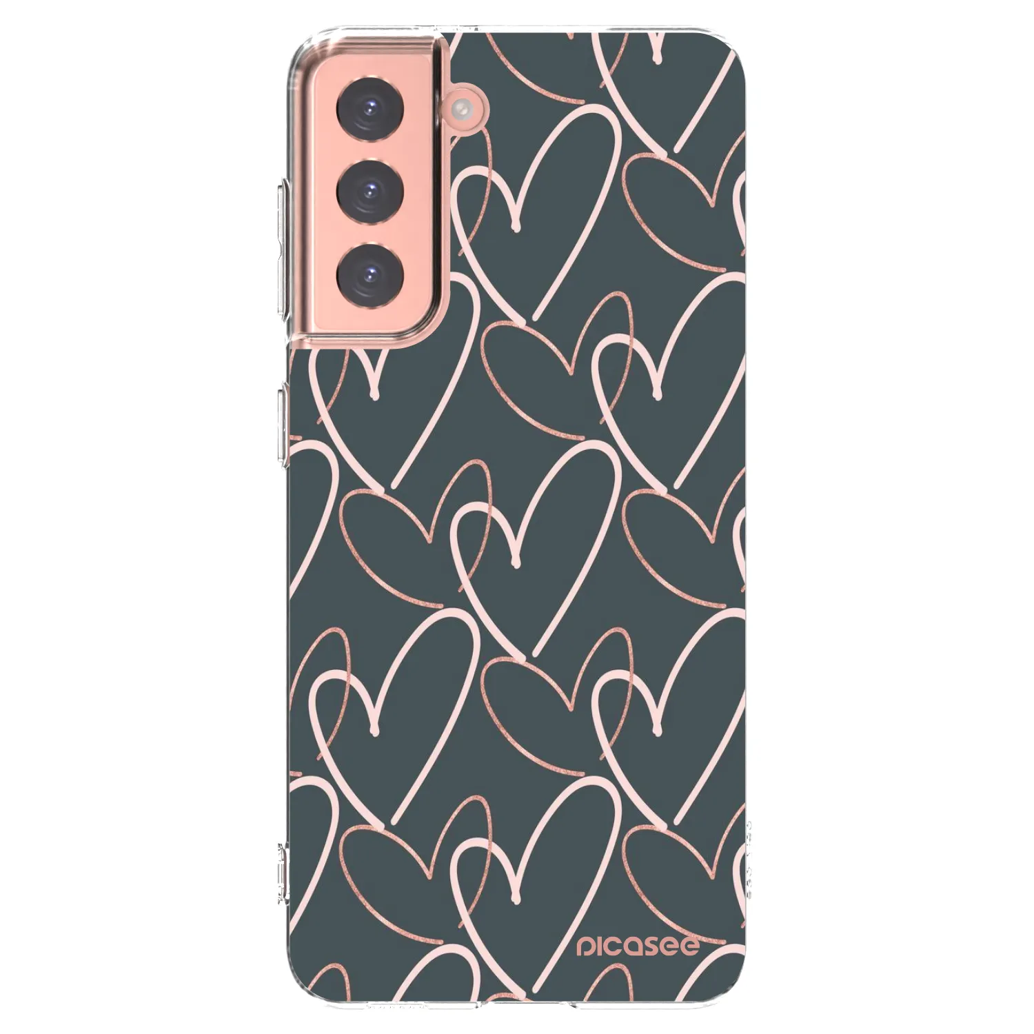 Silikónový prehľadný obal pre Samsung Galaxy S21 5G G991B - Veľa lásky