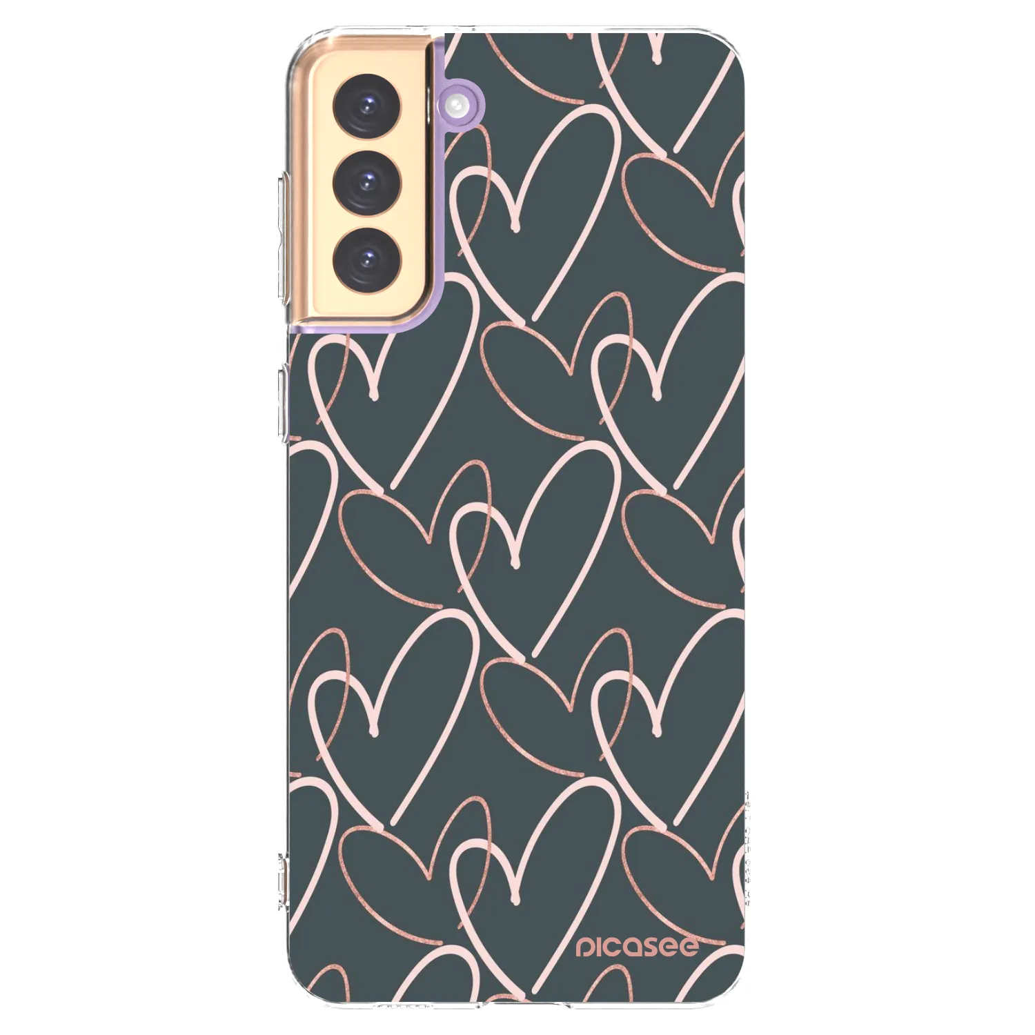 Picasee silikónový prehľadný obal pre Samsung Galaxy S21+ 5G G996F - Veľa lásky