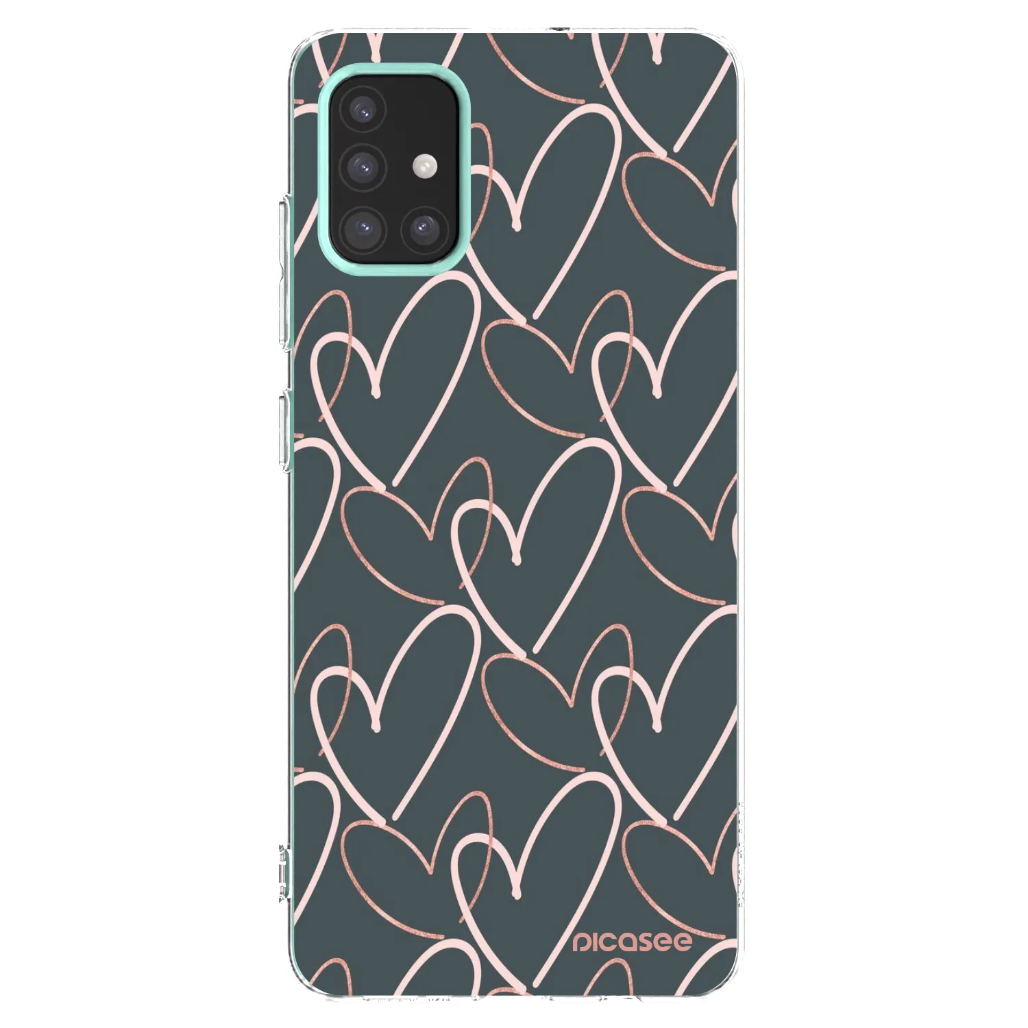 Picasee silikónový prehľadný obal pre Samsung Galaxy M31s - Veľa lásky
