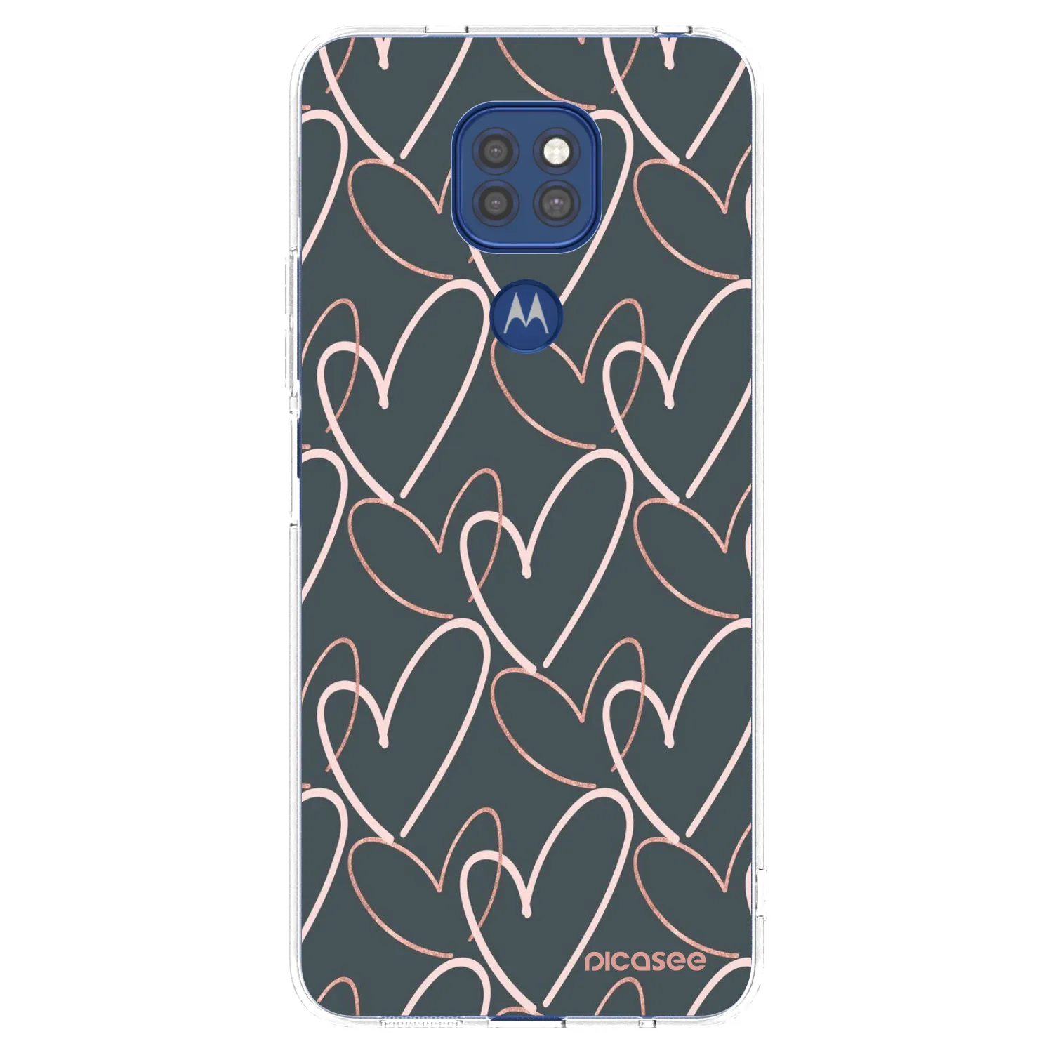 Silikónový prehľadný obal pre Motorola Moto G9 Play - Veľa lásky