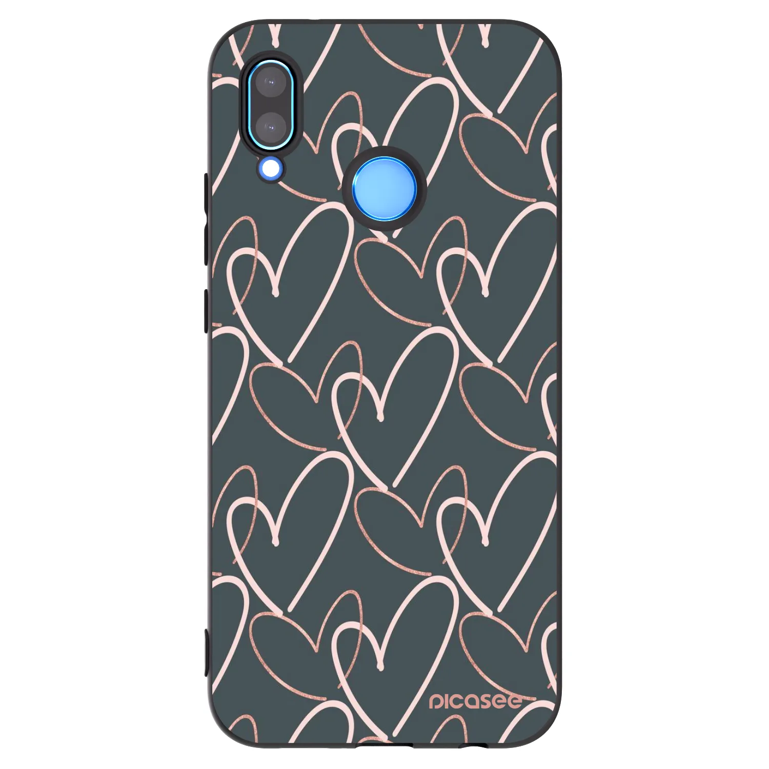 Picasee silikónový čierny obal pre Huawei P20 Lite - Veľa lásky