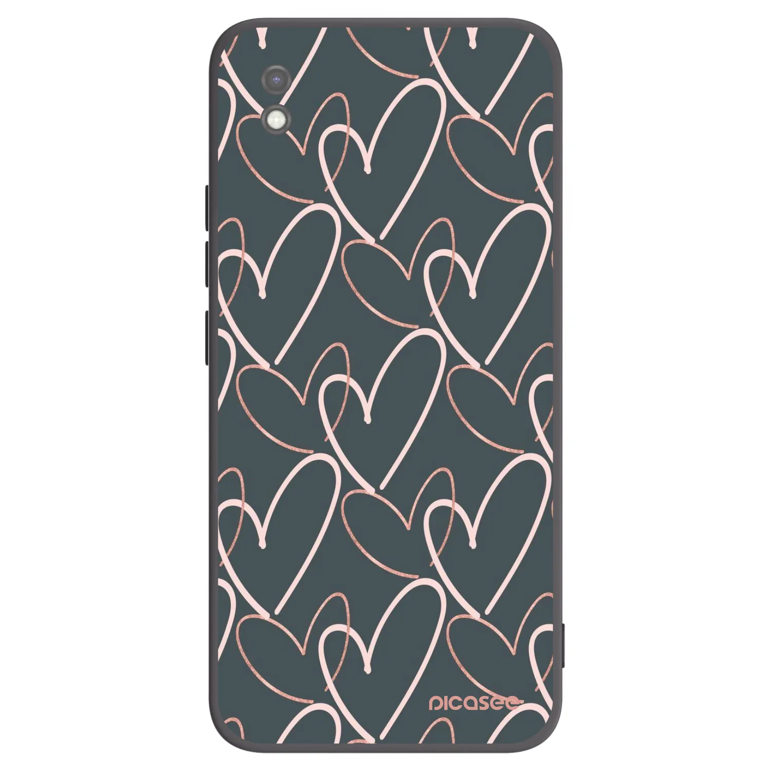 Picasee silikónový čierny obal pre Xiaomi Redmi 9AT - Veľa lásky