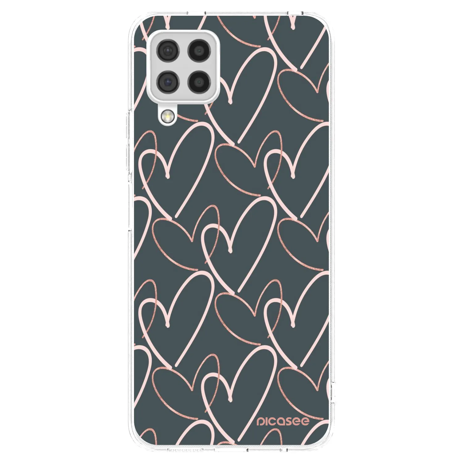 Picasee silikónový prehľadný obal pre Samsung Galaxy A22 A225F 4G - Veľa lásky