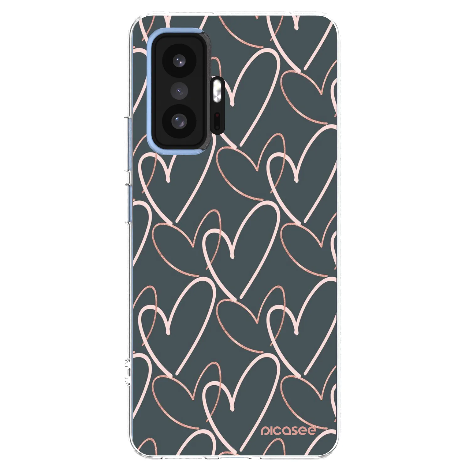 Picasee silikónový prehľadný obal pre Xiaomi 11T - Veľa lásky