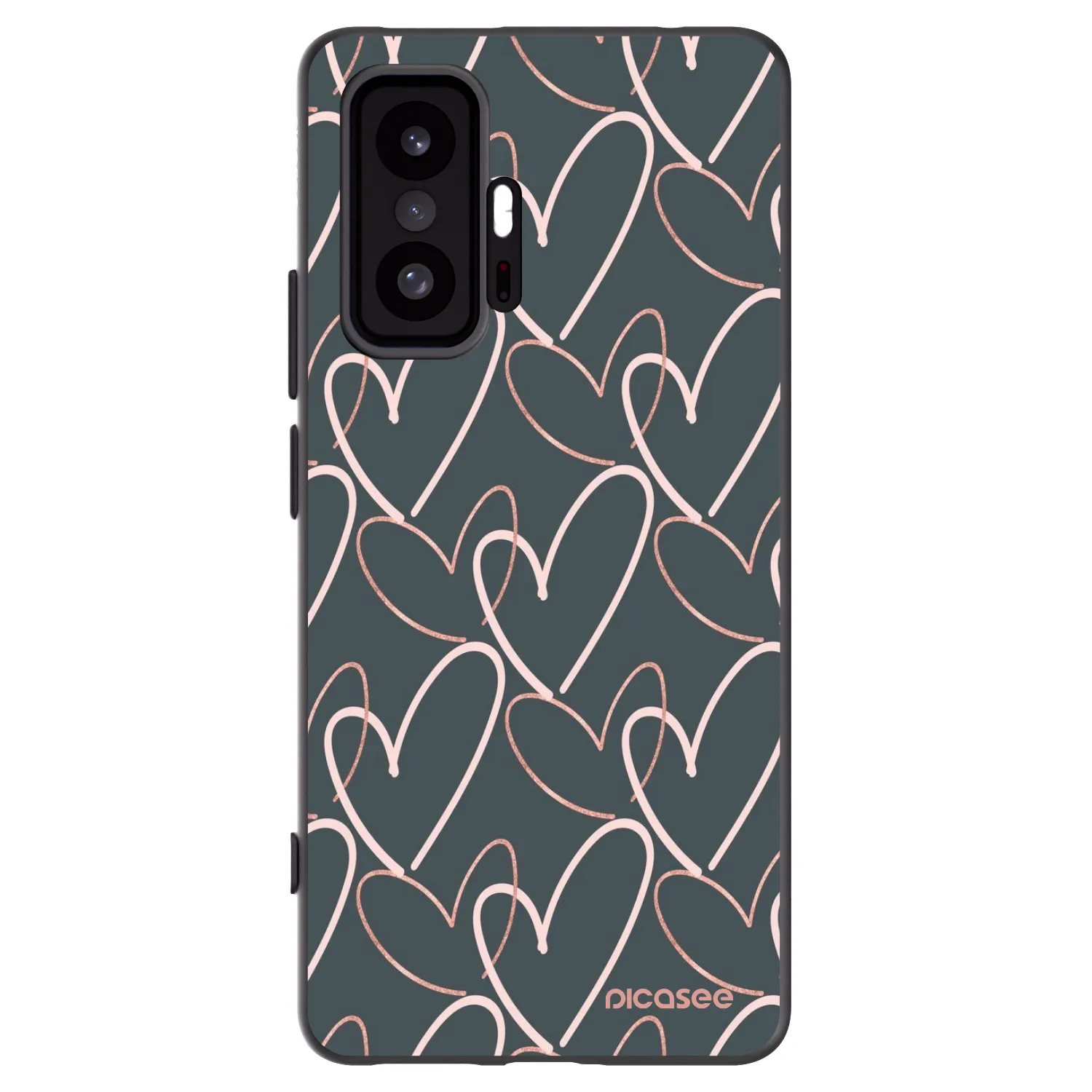 Picasee silikónový čierny obal pre Xiaomi 11T - Veľa lásky