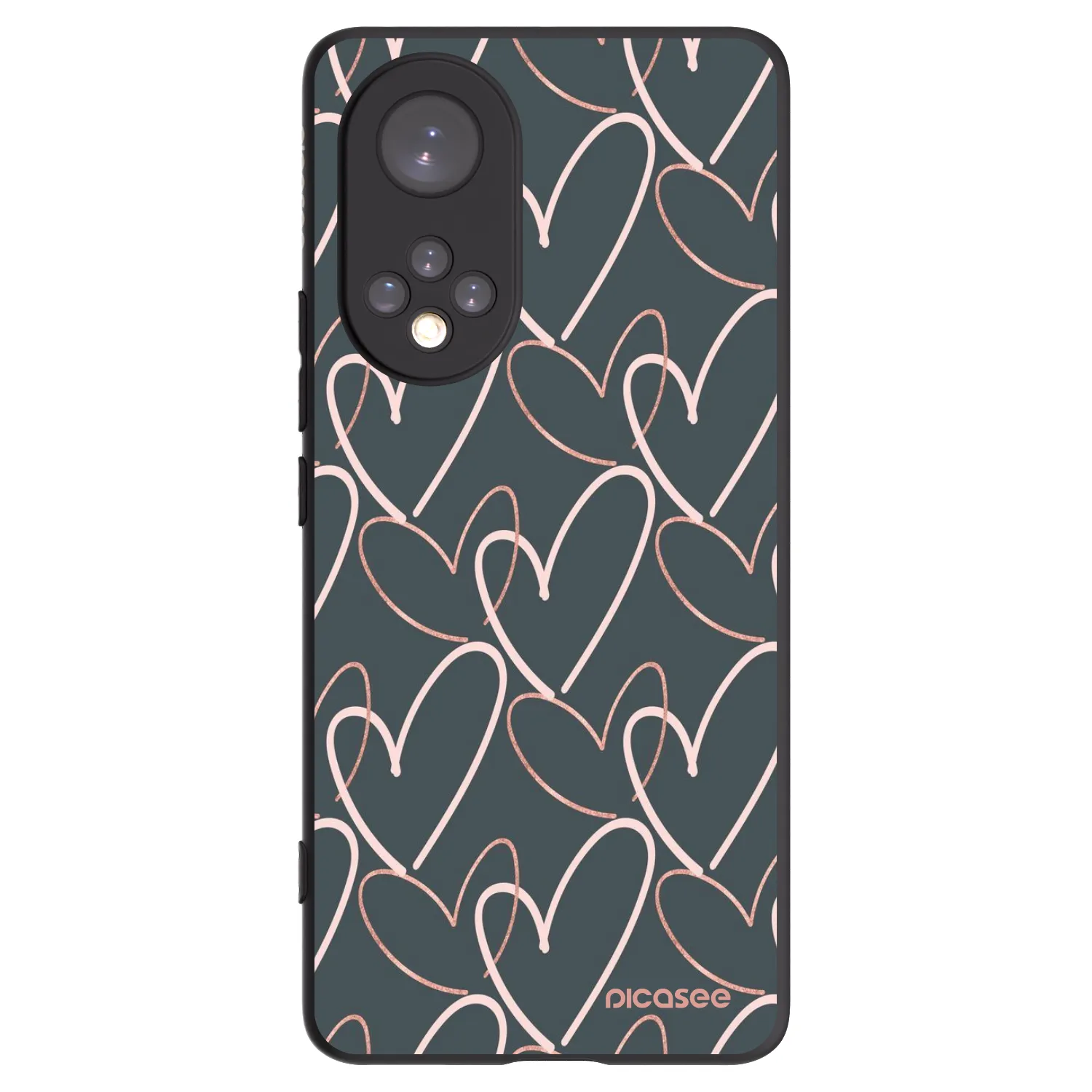 Picasee silikónový čierny obal pre Huawei Nova 9 - Veľa lásky