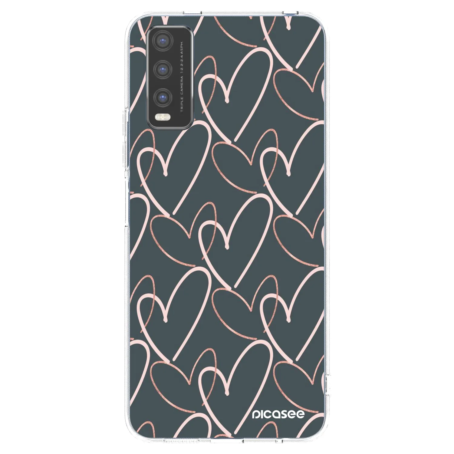 Picasee silikónový prehľadný obal pre Vivo Y20s - Veľa lásky