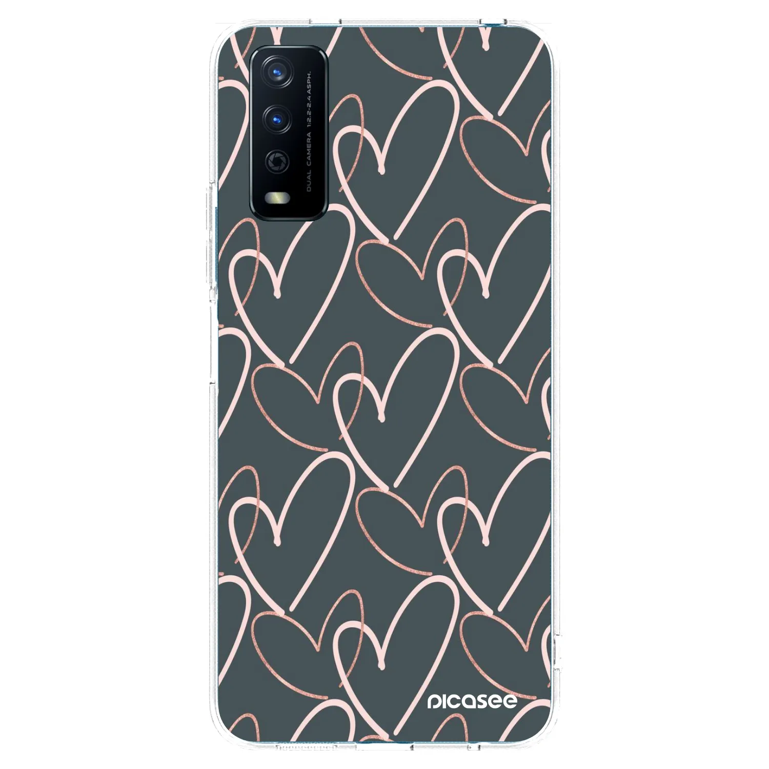 Picasee silikónový prehľadný obal pre Vivo Y11s - Veľa lásky