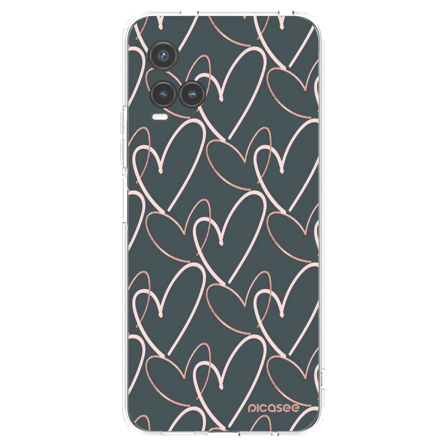 Picasee silikónový prehľadný obal pre Vivo Y33s - Veľa lásky