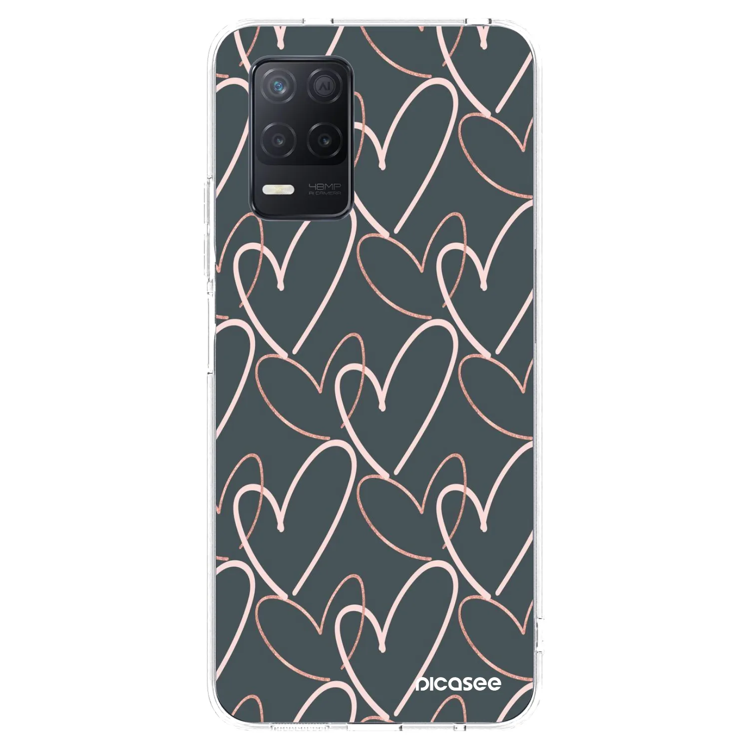 Picasee silikónový prehľadný obal pre Realme 8 5G - Veľa lásky