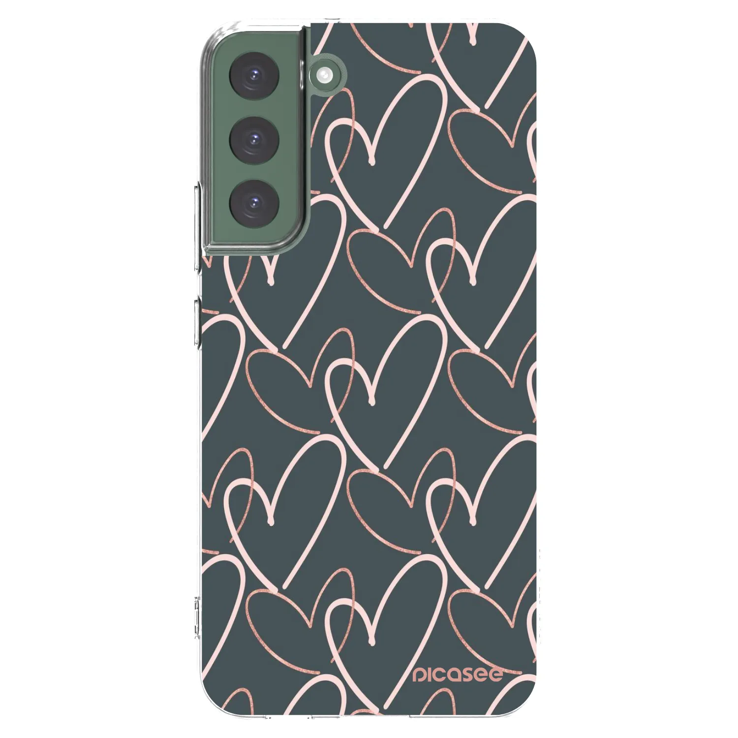 Picasee silikónový prehľadný obal pre Samsung Galaxy S22+ 5G - Veľa lásky