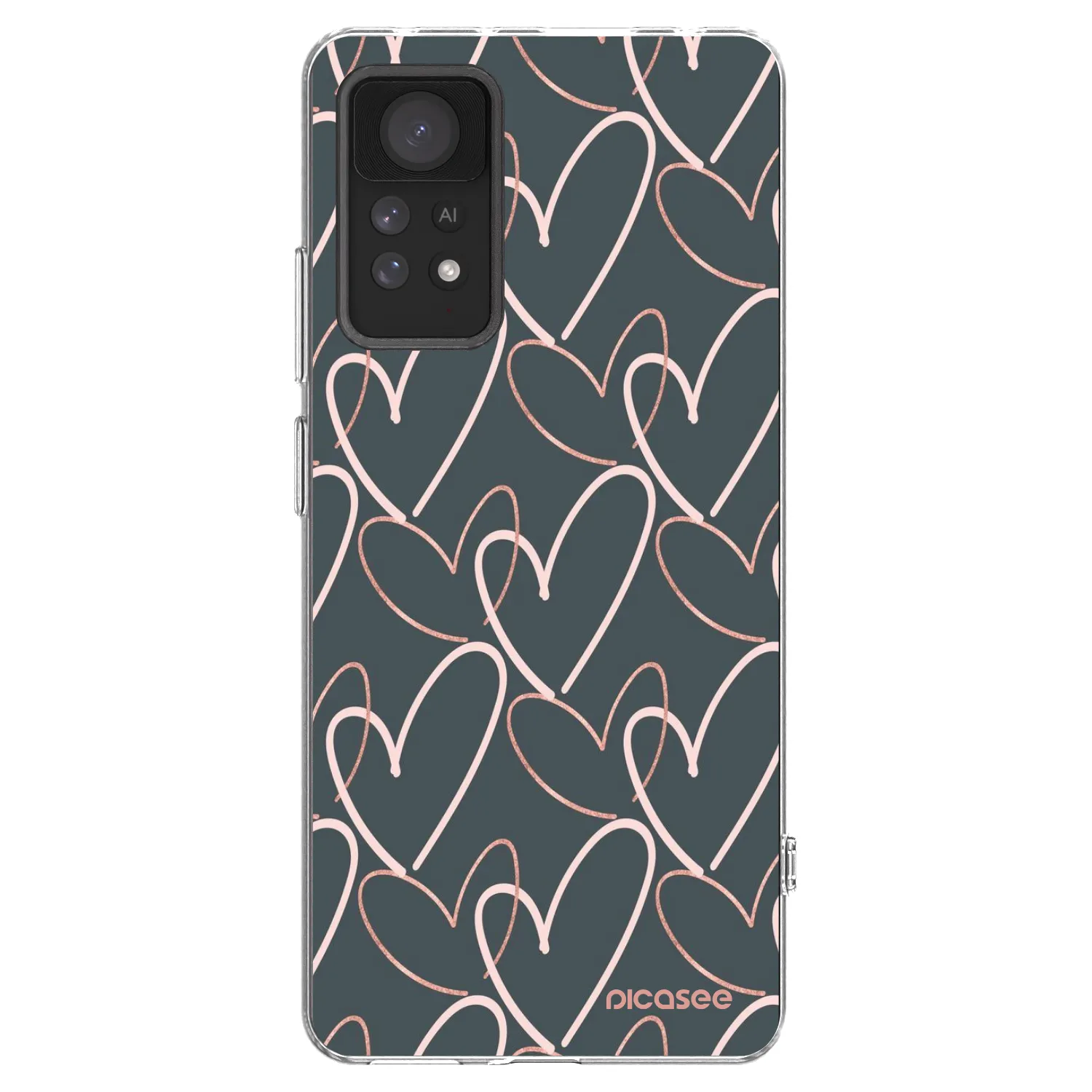 Picasee silikónový prehľadný obal pre Xiaomi Redmi Note 11 Pro 5G - Veľa lásky