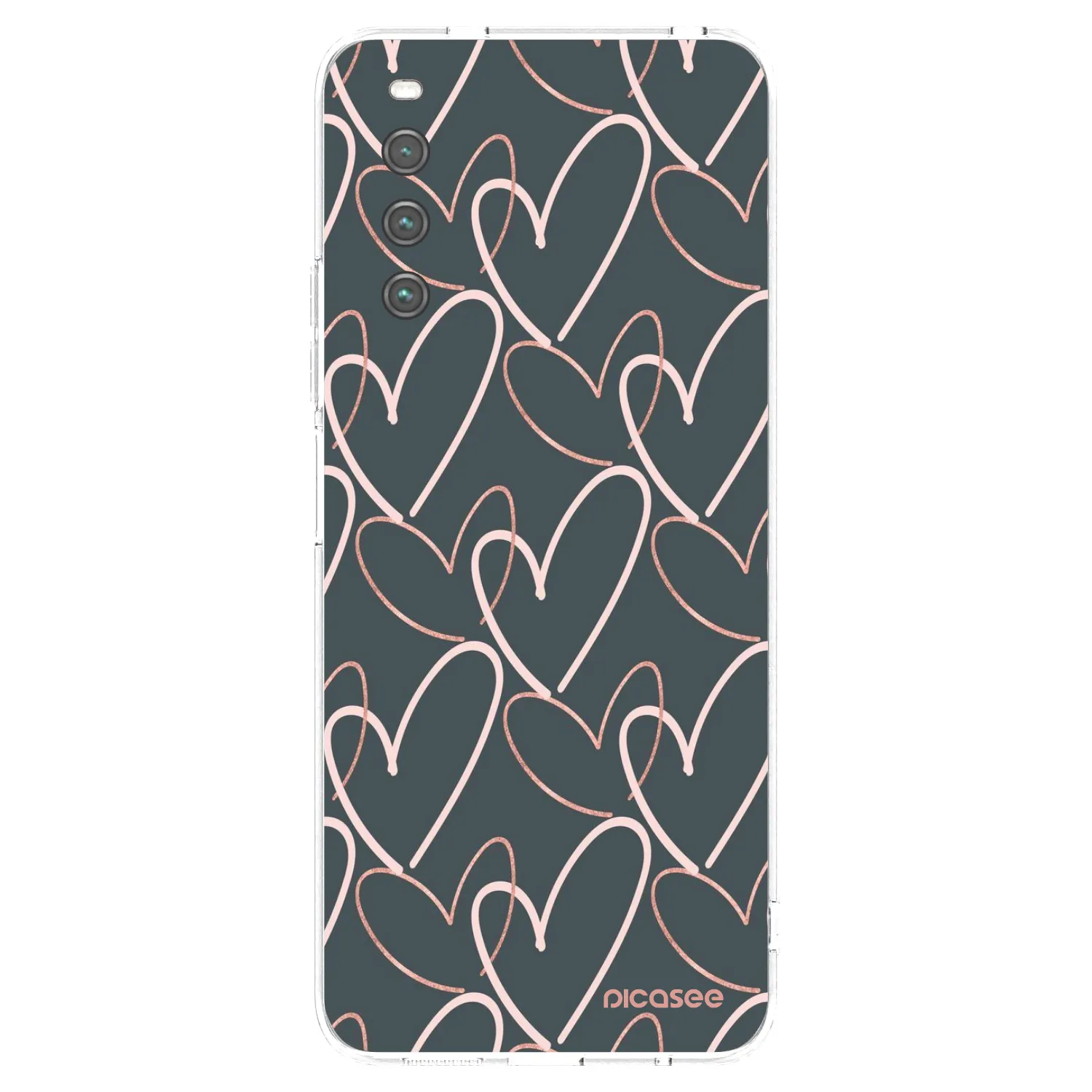 Picasee silikónový prehľadný obal pre Sony Xperia 10 IV 5G - Veľa lásky