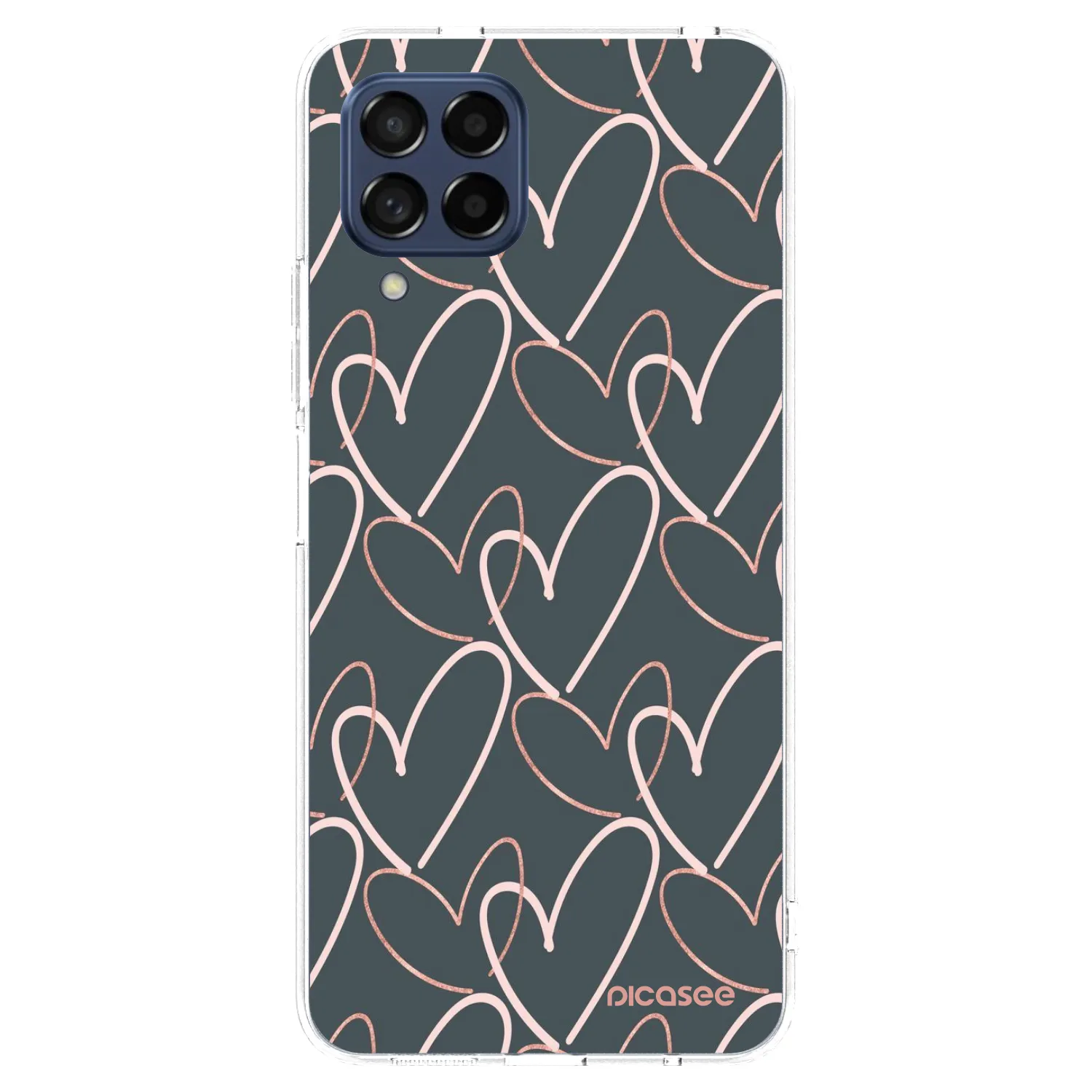 Picasee silikónový prehľadný obal pre Samsung Galaxy M53 5G - Veľa lásky