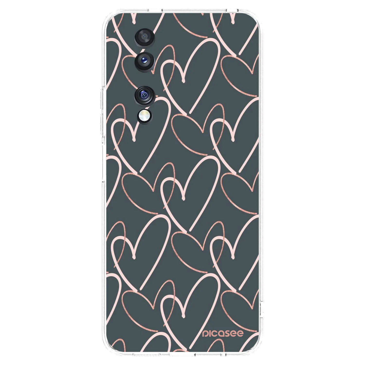 Picasee silikónový prehľadný obal pre Honor 70 - Veľa lásky