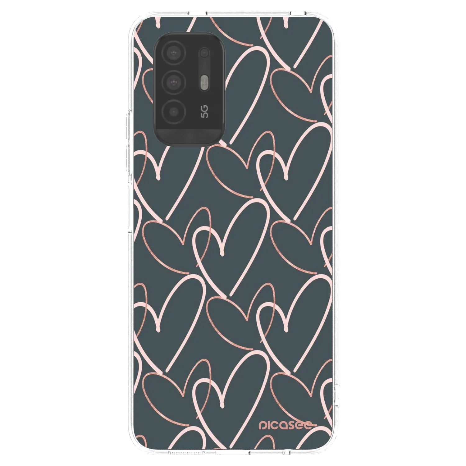 Picasee silikónový prehľadný obal pre OPPO A94 5G - Veľa lásky
