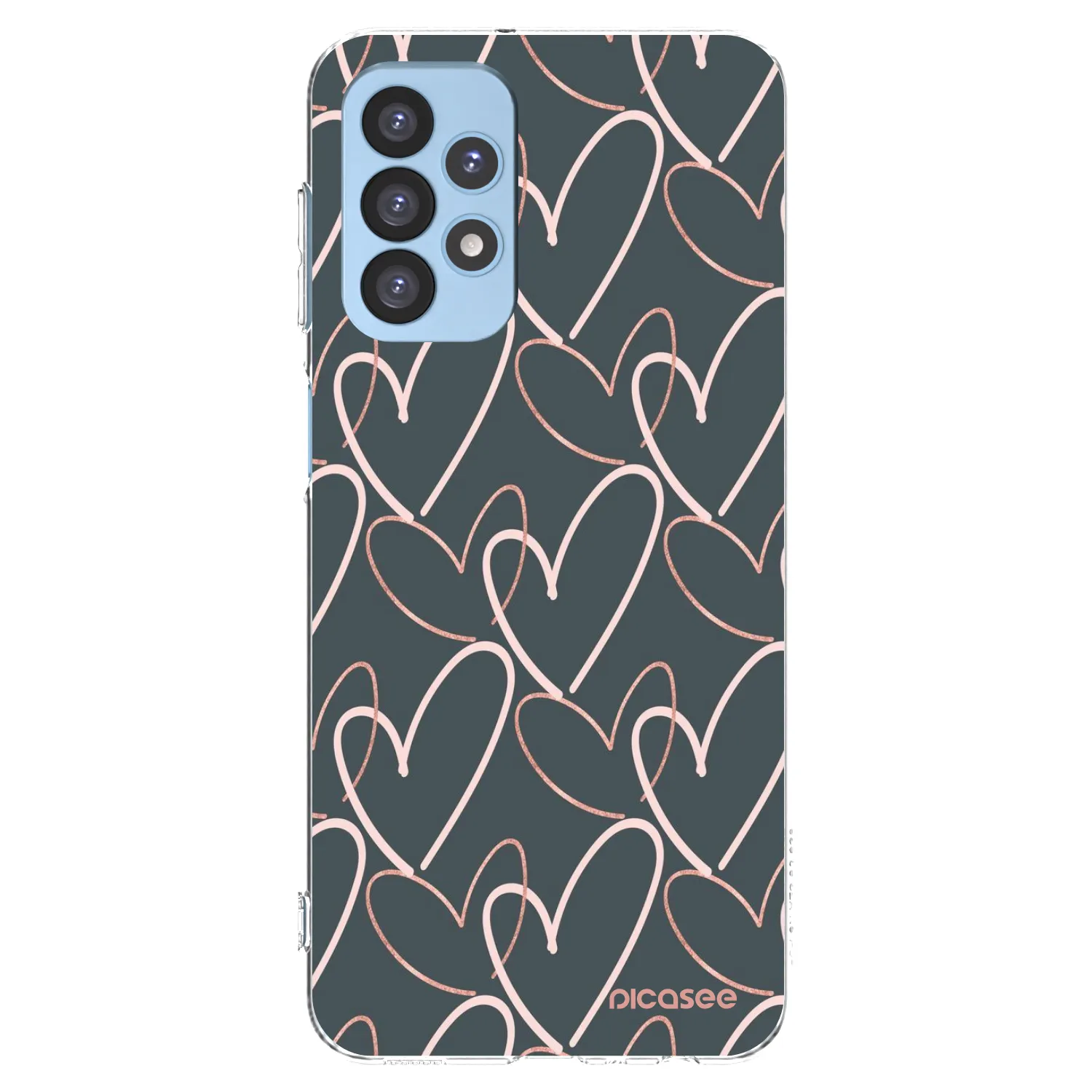 Picasee silikónový prehľadný obal pre Samsung Galaxy A23 A235F 4G - Veľa lásky