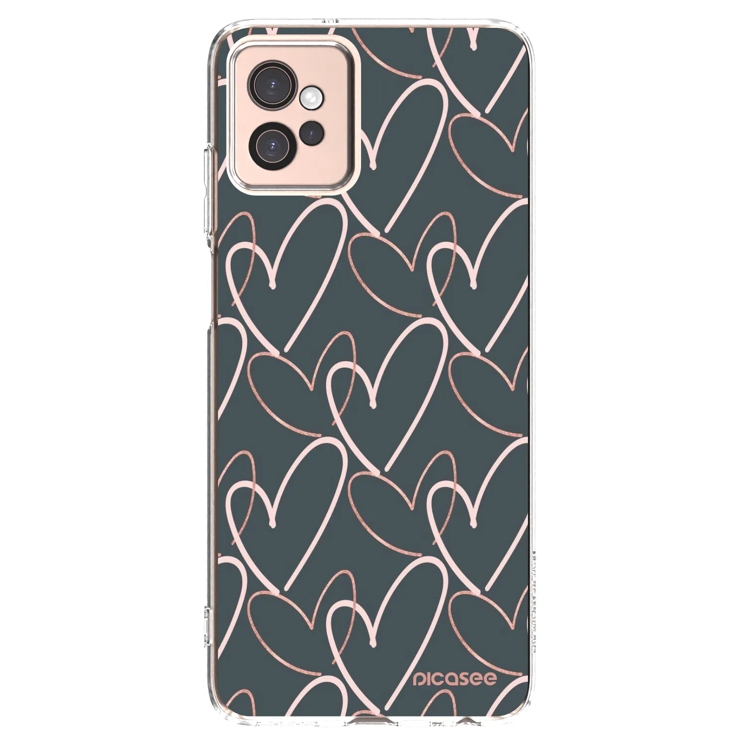 Picasee silikónový prehľadný obal pre Motorola Moto G32 - Veľa lásky