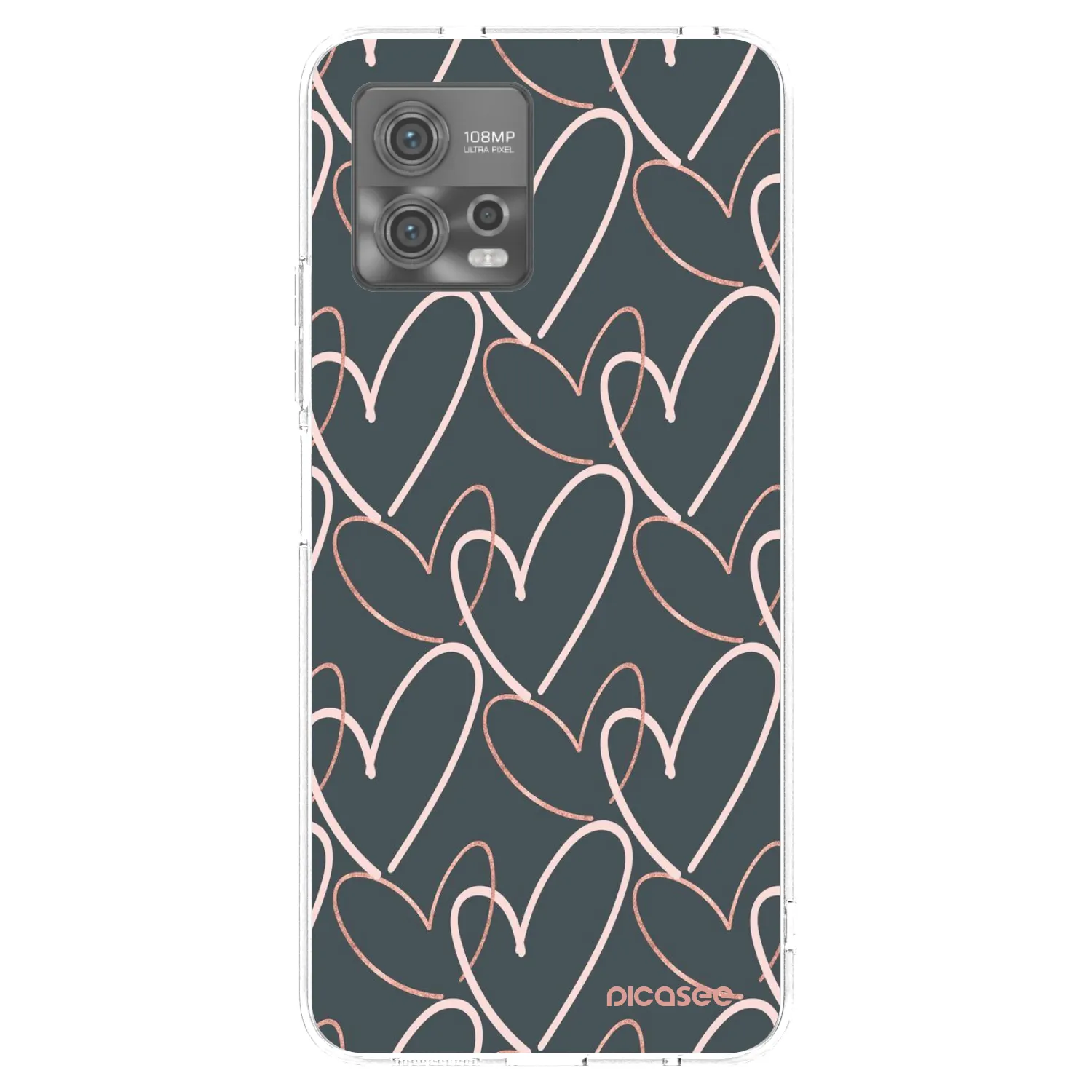 Picasee silikónový prehľadný obal pre Motorola Moto G72 - Veľa lásky