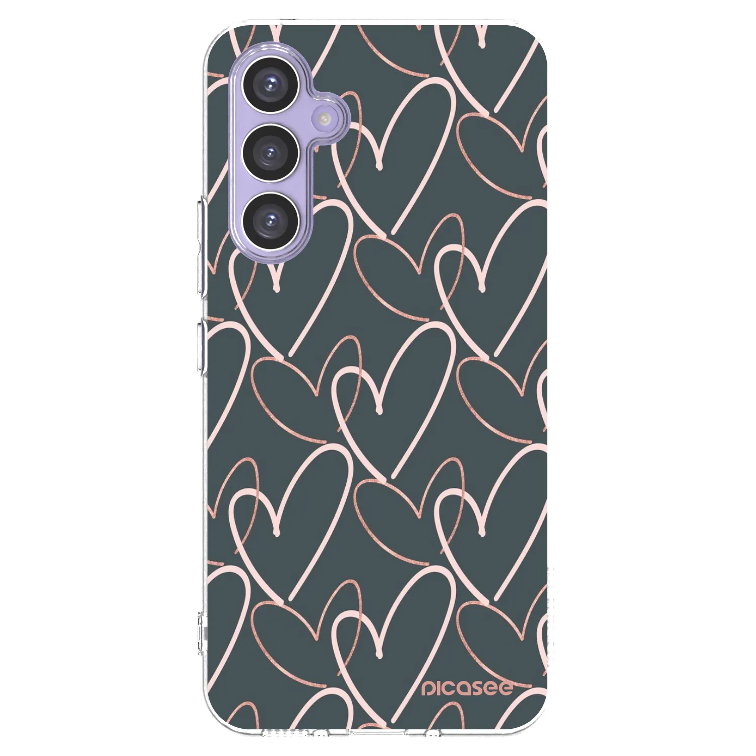 Picasee silikónový prehľadný obal pre Samsung Galaxy A54 5G A546B - Veľa lásky