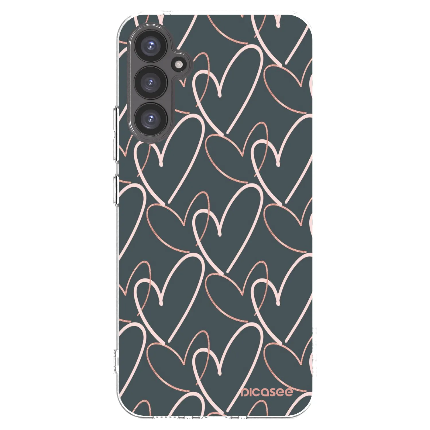 Picasee silikónový prehľadný obal pre Samsung Galaxy A34 5G A346B - Veľa lásky