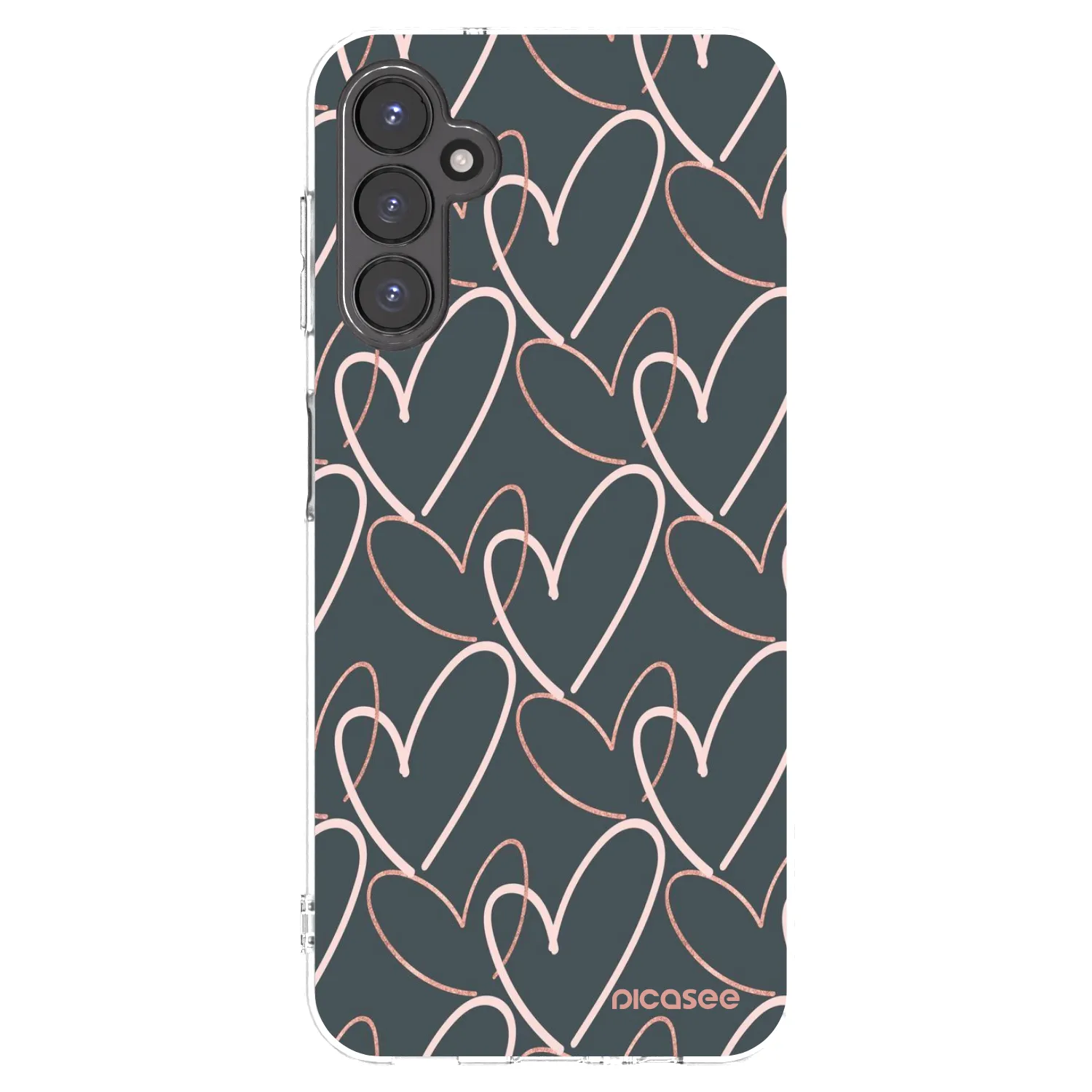 Picasee silikónový prehľadný obal pre Samsung Galaxy A14 4G A145R - Veľa lásky