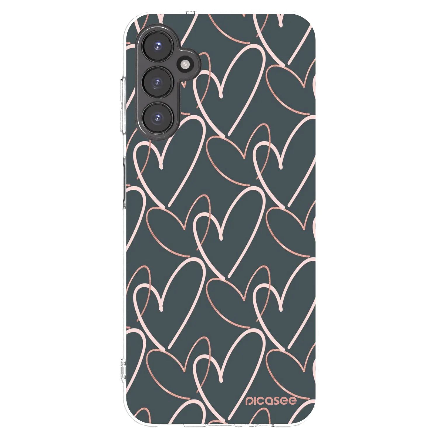 Picasee silikónový prehľadný obal pre Samsung Galaxy A14 5G A146P - Veľa lásky