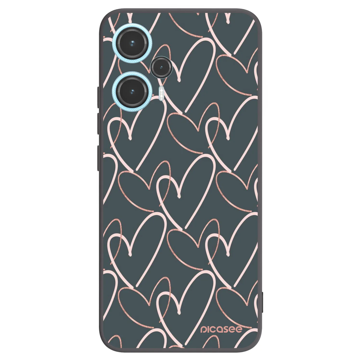 Picasee silikónový čierny obal pre Xiaomi Poco F5 - Veľa lásky