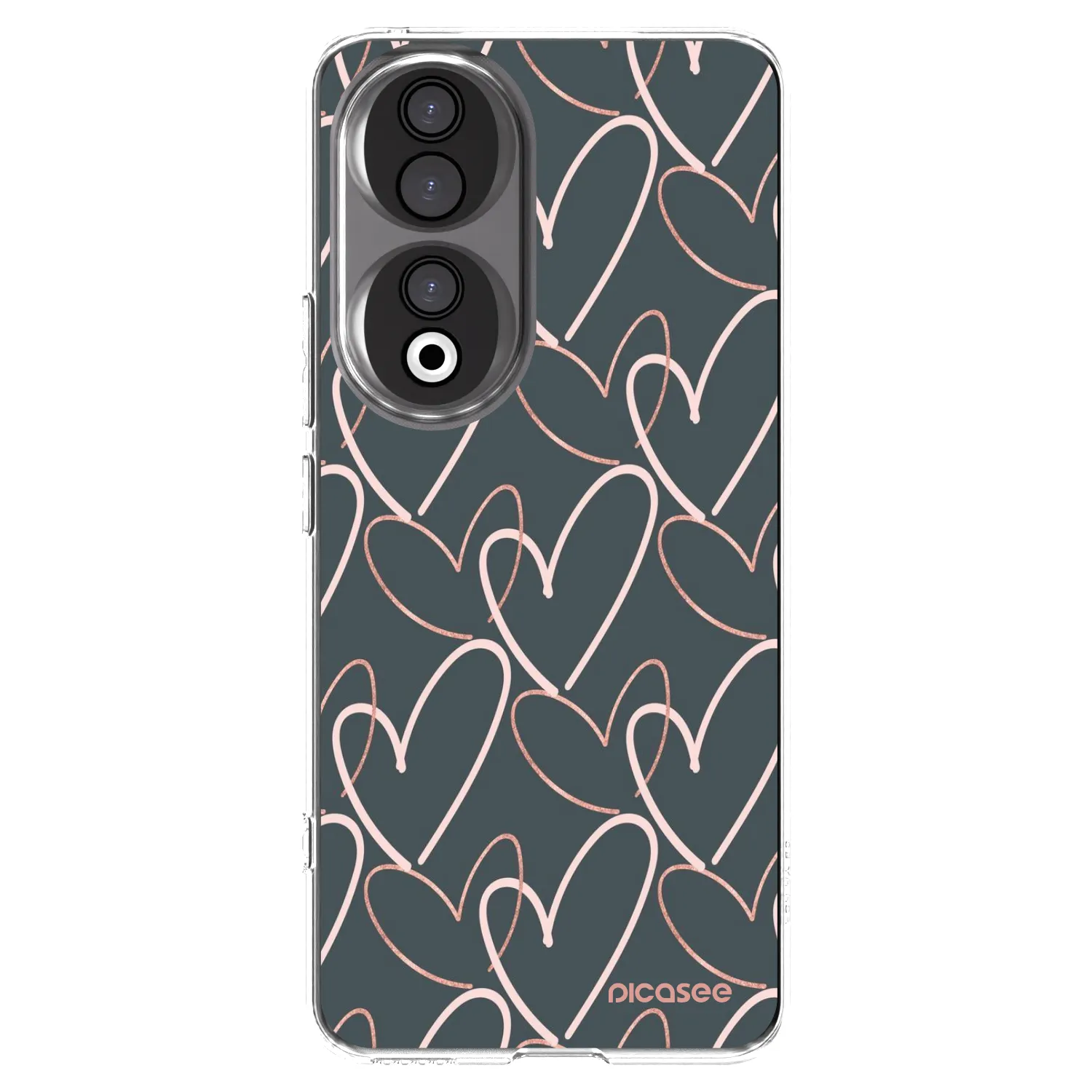 Picasee silikónový prehľadný obal pre Honor 90 5G - Veľa lásky