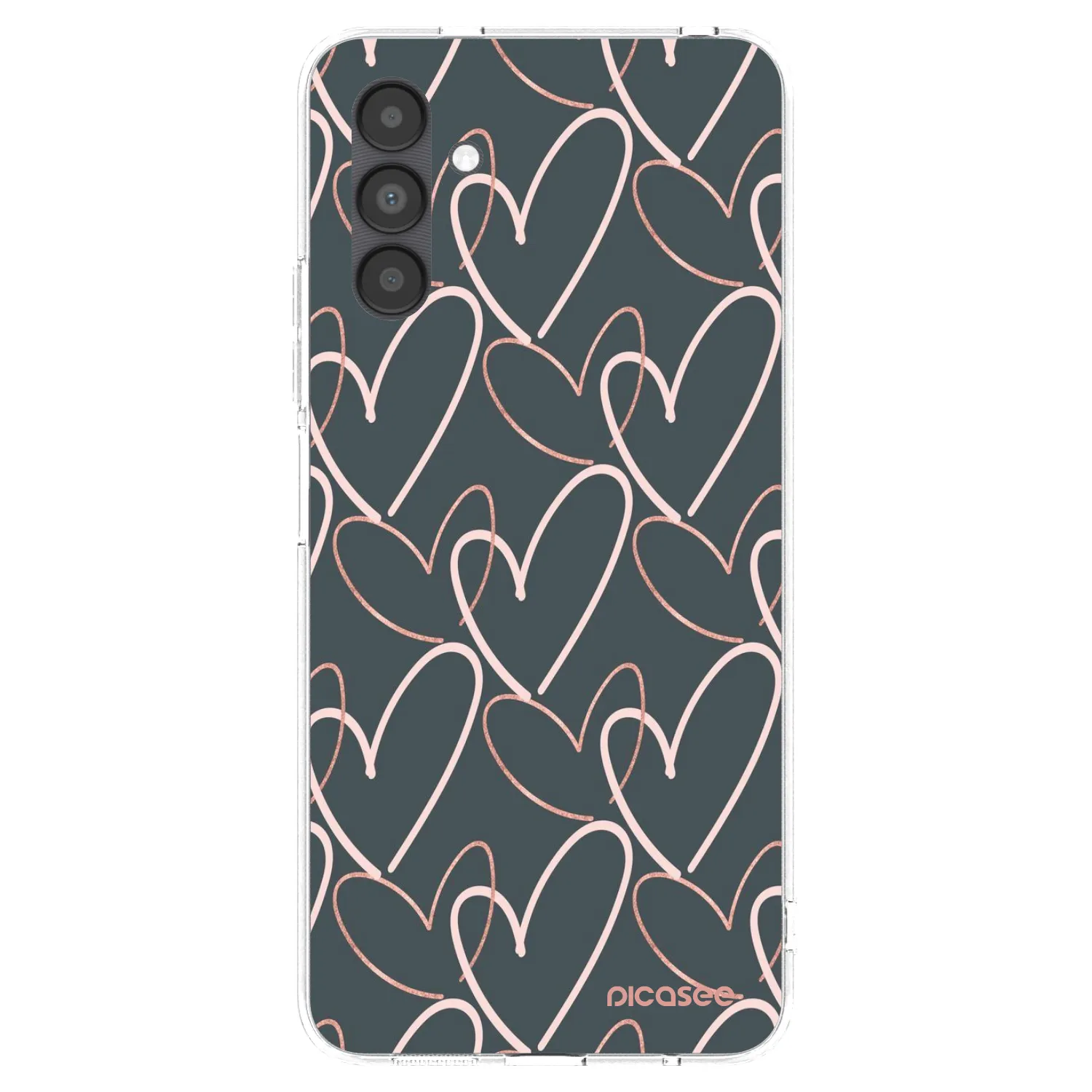 Picasee silikónový prehľadný obal pre Samsung Galaxy A04s A047F - Veľa lásky