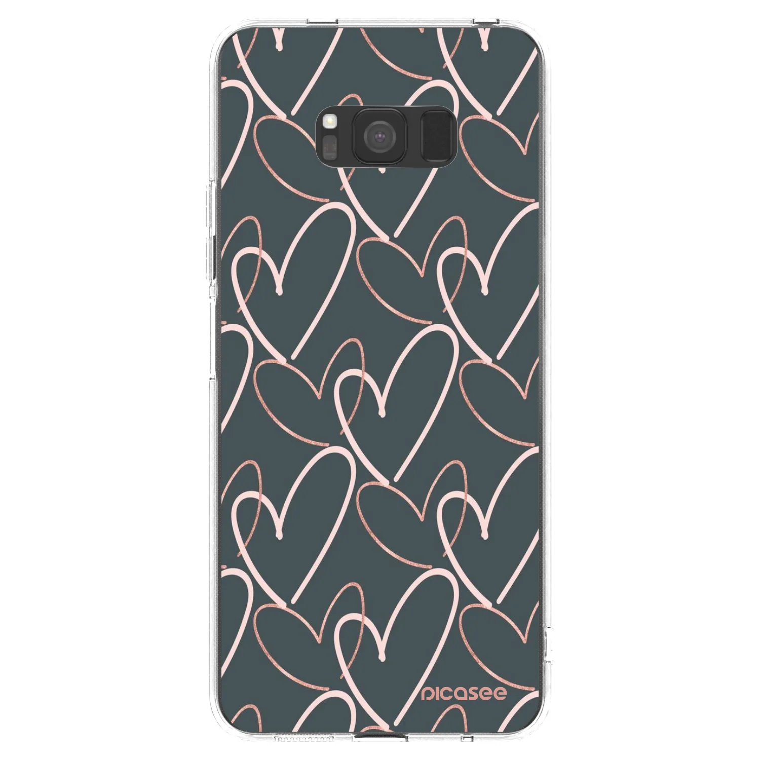 Picasee silikónový prehľadný obal pre Samsung Galaxy S8 G950F - Veľa lásky