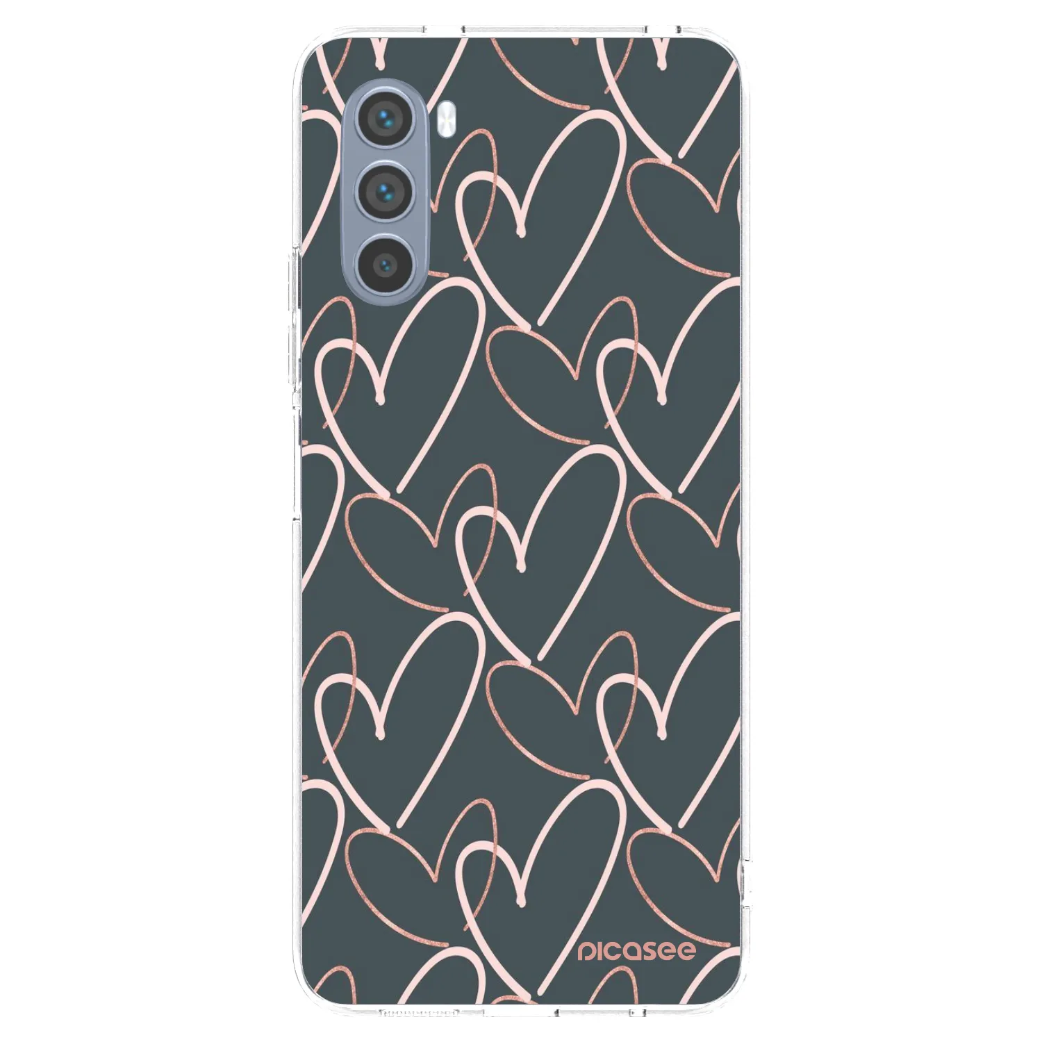 Picasee silikónový prehľadný obal pre Motorola Moto G62 - Veľa lásky